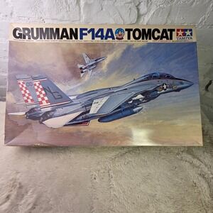 Tamiya Grumman F14A Tomcat 1/32 Model Kit 6301 Open Box Sealed Parts Navy VF84